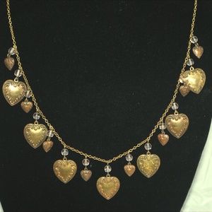 heart charm necklace